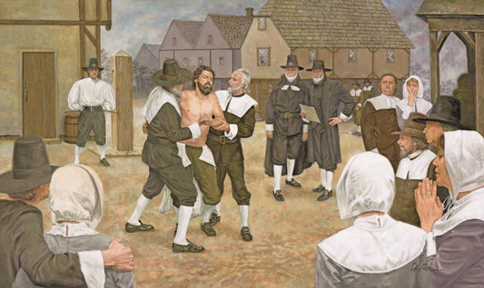 As With Roses: Obadiah Holmes Print