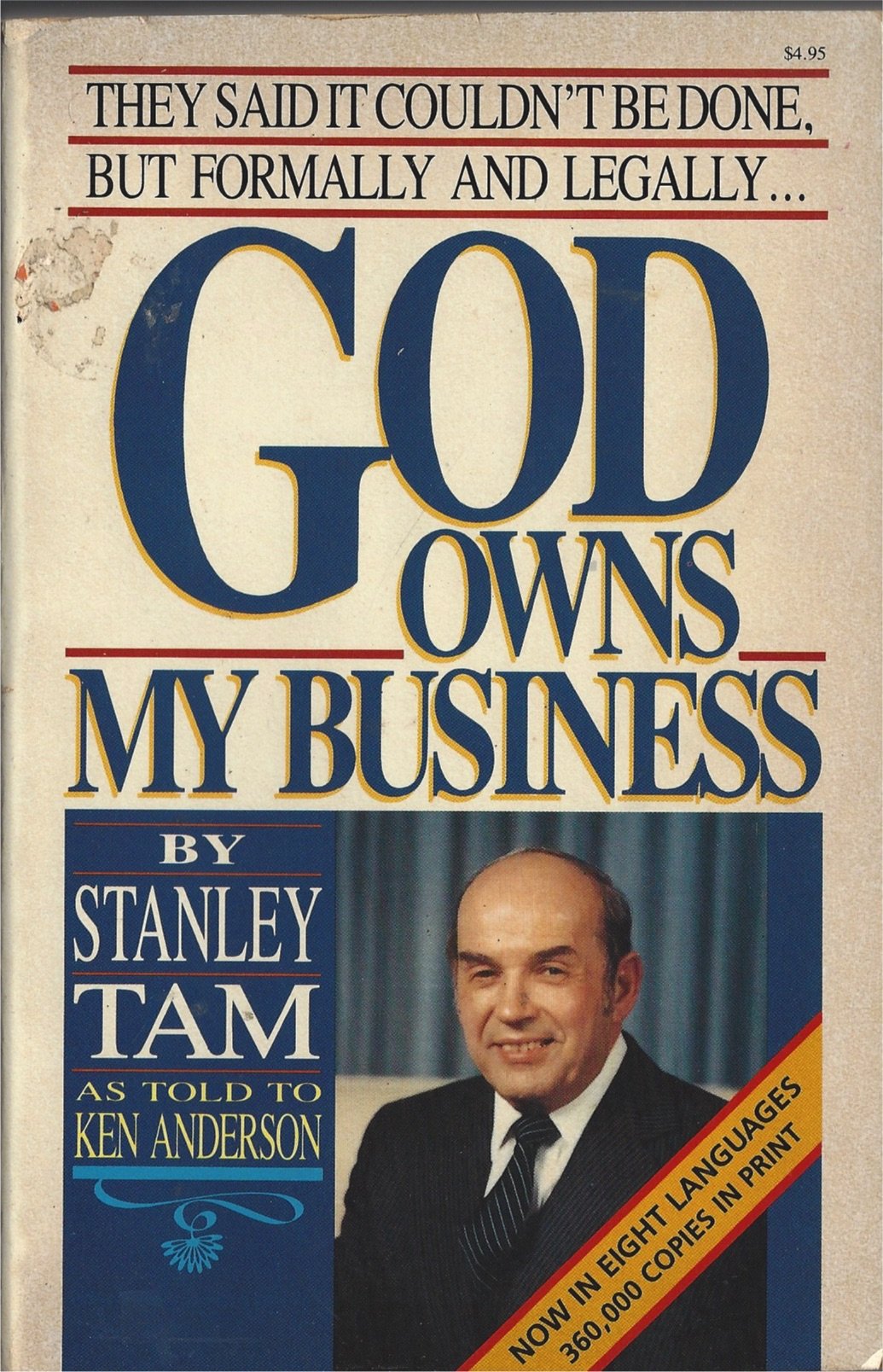 God Owns My Business: They Said It Couldn’t be Done, But Formally and Legally...