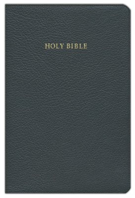 KJV Clarion Reference Bible, Black Calf Split Leather – Baptist History ...